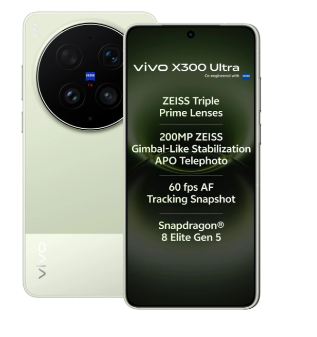 vivo X300 Ultra (Victory Green, 512 GB) (16 GB RAM)