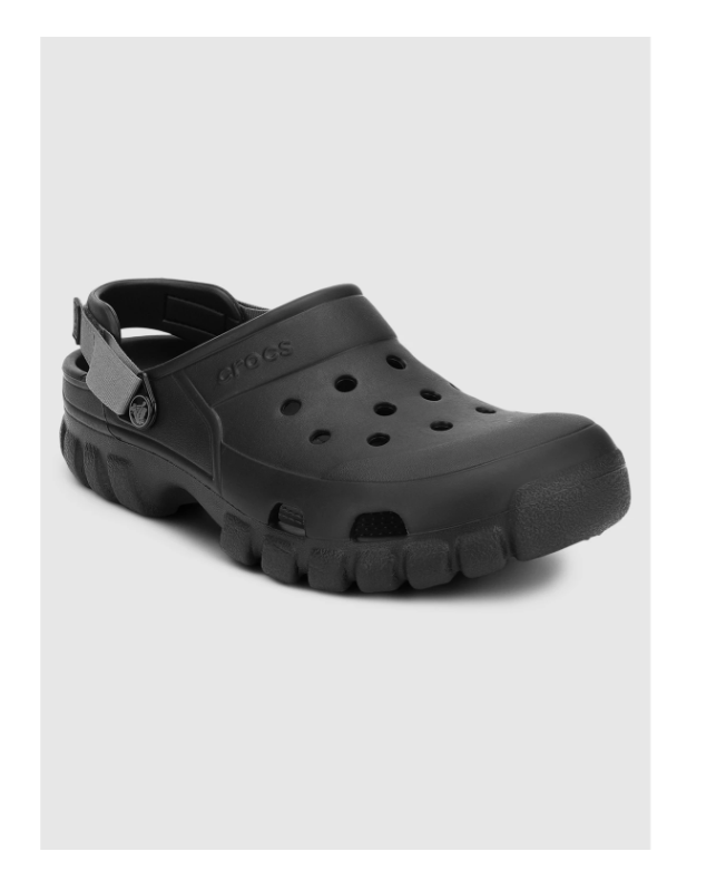 CROCS Unisex Off Grid Clogs Sandal (Black , 4) view 2