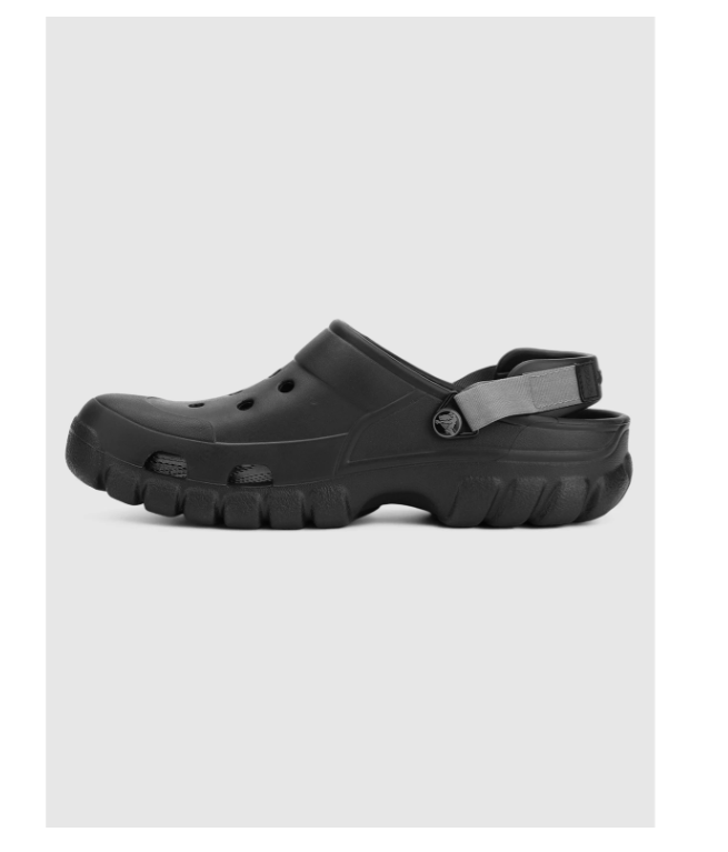 CROCS Unisex Off Grid Clogs Sandal (Black , 4) view 4